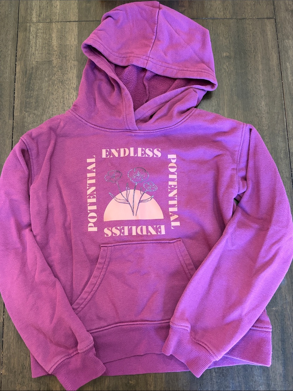 SO Purple Kids' Hooded Sweatshirt with Graphic